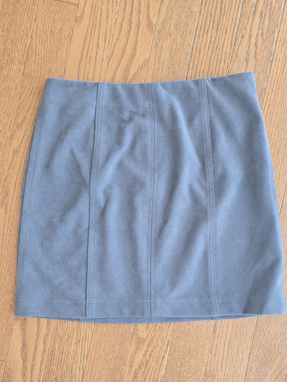 Wild Honey Gray Paneled Mini Skirt